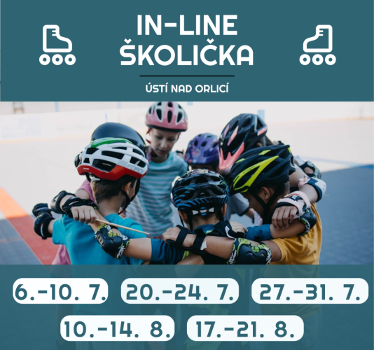In-line školička Ústí nad Orlicí - Termín in-line: 06. - 10.07.2026