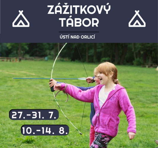 Zážitkový tábor - Termín zážitkový tábor: 27. - 31.07.2026